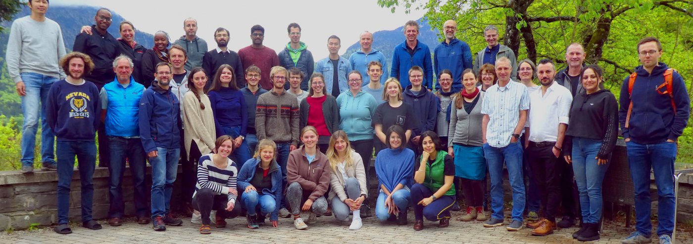 Group photo of staff members Terrestrial BioGeoChemistry